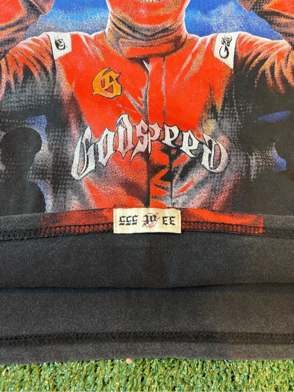GODSPEED Red Graphic Short Sleeve Tee - Men's Crew Neck - Picture 3 of 13